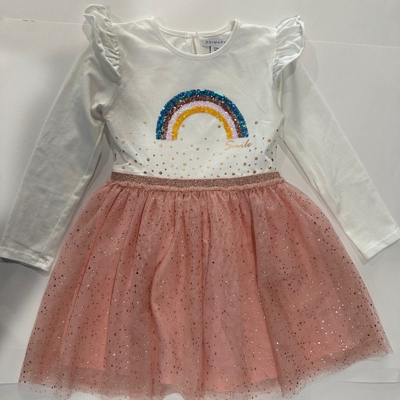 Primary Rainbow Dress -‎ Size 5/6 Years. - Picture 1 of 9